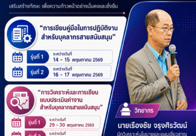 การอบรมเชิงปฏิบัติการเพื่อพัฒนาศักยภาพบุคลากรในความก้าวหน้าในอาชีพ