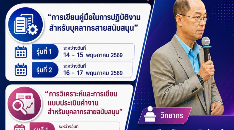 การอบรมเชิงปฏิบัติการเพื่อพัฒนาศักยภาพบุคลากรในความก้าวหน้าในอาชีพ