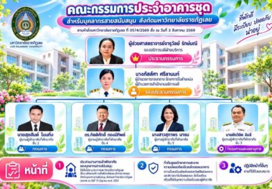 คณะกรรมการประจำอาคารชุด สำหรับบุคลากรสายสนับสนุน สังกัดมหาวิทยาลัยราชภัฏเลย